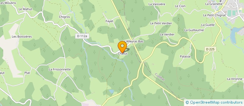 localisation de l'entreprise MADAME MADELEINE ROCHE  AUZELLES