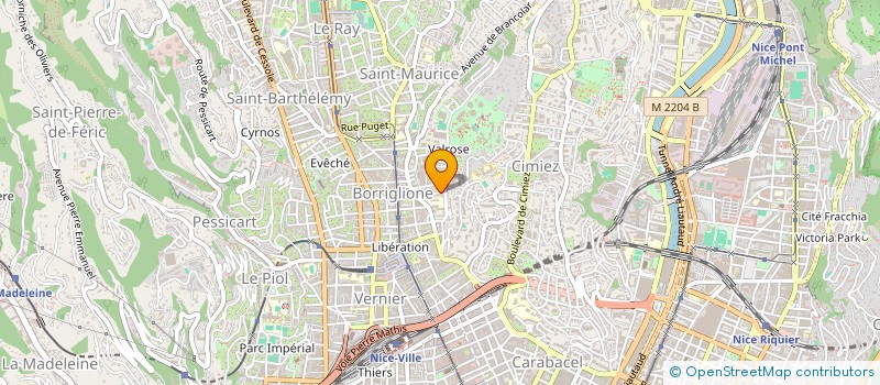 localisation de l'entreprise MADAME MADELEINE ROSSO à NICE