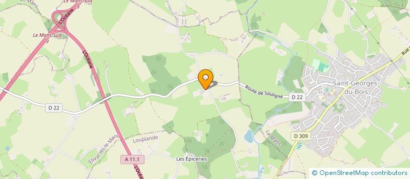 localisation de l'entreprise MADAME MADELEINE ROUAT à ETIVAL-LES-LE-MANS