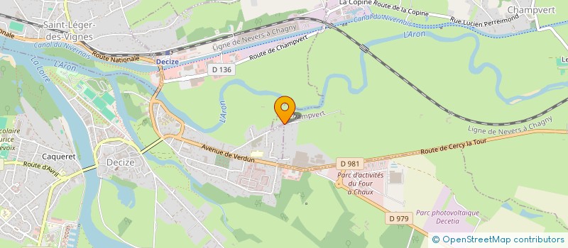 localisation de l'entreprise MADAME MADELEINE ROUSSEAU  SOUGY-SUR-LOIRE