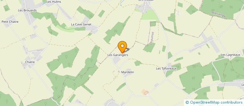 localisation de l'entreprise MADAME MADELEINE ROUSSELIN  CHAUMOT