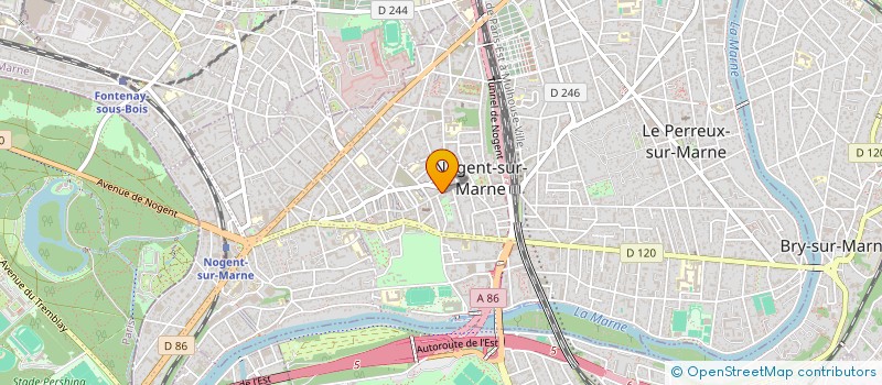 localisation de l'entreprise MADAME MADELEINE RUBINSTEIN  NOGENT-SUR-MARNE