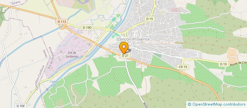 localisation de l'entreprise MADAME MADELEINE SALVAGNO  LANCON-PROVENCE