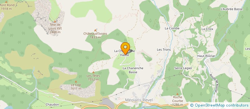 localisation de l'entreprise MADAME MADELEINE SAMBUC à MEOLANS-REVEL