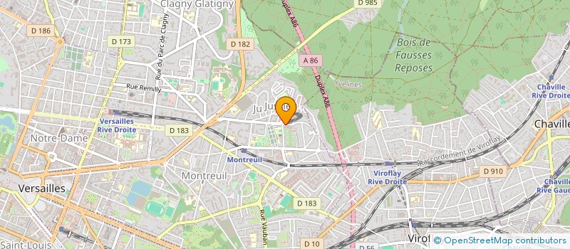 localisation de l'entreprise MADAME MADELEINE SANDREA à VERSAILLES
