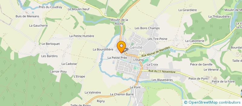 localisation de l'entreprise MADAME MADELEINE SAUVAGET  NOUANS-LES-FONTAINES