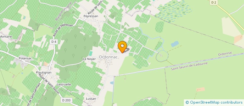 localisation de l'entreprise MADAME MADELEINE SAYOUS  ORDONNAC