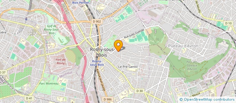 localisation de l'entreprise MADAME MADELEINE SCHEER à ROSNY-SOUS-BOIS
