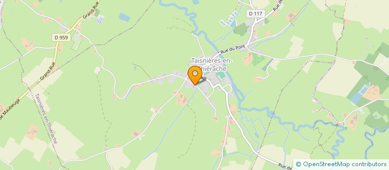 localisation de l'entreprise MADAME MADELEINE SCOTTEZ à TAISNIERES-EN-THIERACHE