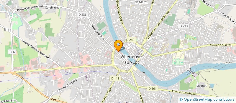 localisation de l'entreprise MADAME MADELEINE SHARPE à VILLENEUVE-SUR-LOT