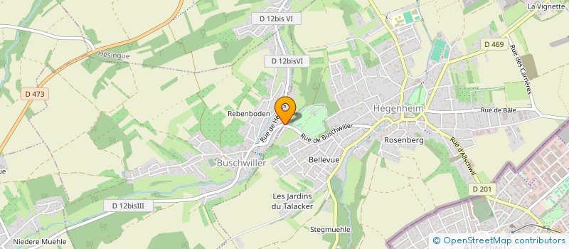 localisation de l'entreprise MADAME MADELEINE SIMON  HESINGUE