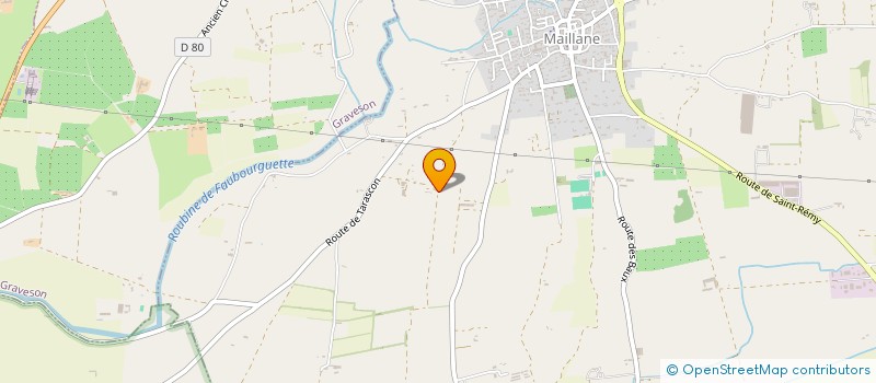 localisation de l'entreprise MADAME MADELEINE SISMONDINI  MAILLANE