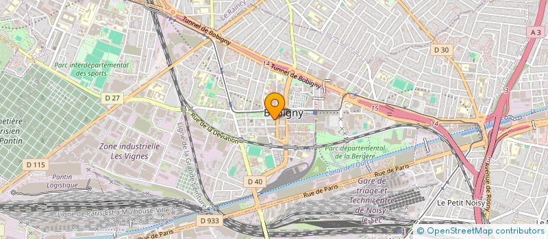 localisation de l'entreprise MADAME MADELEINE STREET  BOBIGNY