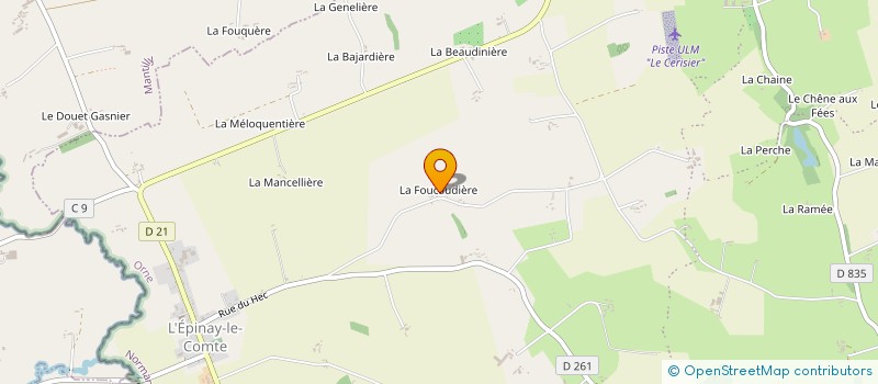 localisation de l'entreprise MADAME MADELEINE TABURET à PASSAIS VILLAGES