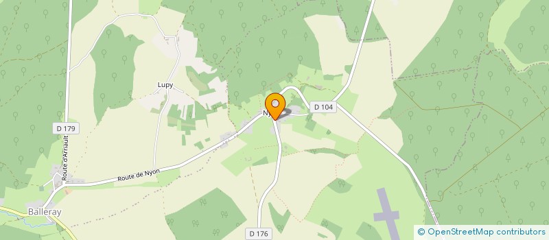 localisation de l'entreprise MADAME MADELEINE TACHE  VAUX D'AMOGNES