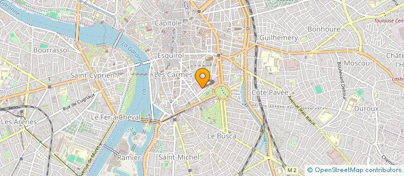 localisation de l'entreprise MADAME MADELEINE TEZENAS DU MONTCEL à TOULOUSE