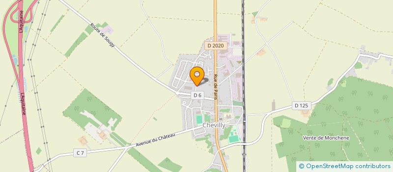 localisation de l'entreprise MADAME MADELEINE THENOT  CHEVILLY