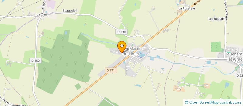 localisation de l'entreprise MADAME MADELEINE TOULLEC  SAINT-MARTIN-DU-LIMET