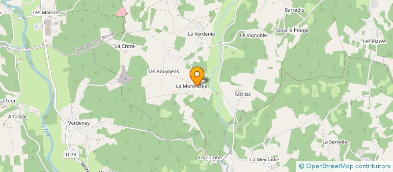 localisation de l'entreprise MADAME MADELEINE TRARIEUX à SAINT-GERMAIN-DES-PRES