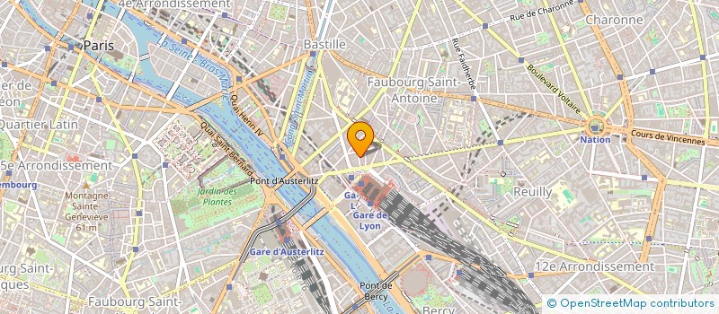 localisation de l'entreprise MADAME MADELEINE TROJAN à PARIS