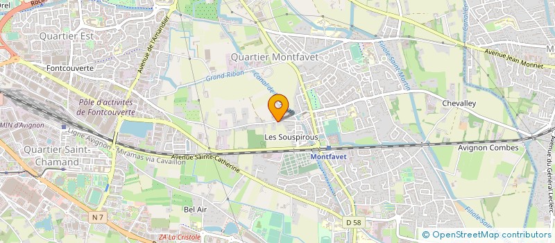 localisation de l'entreprise MADAME MADELEINE TRUCCHIERO  AVIGNON