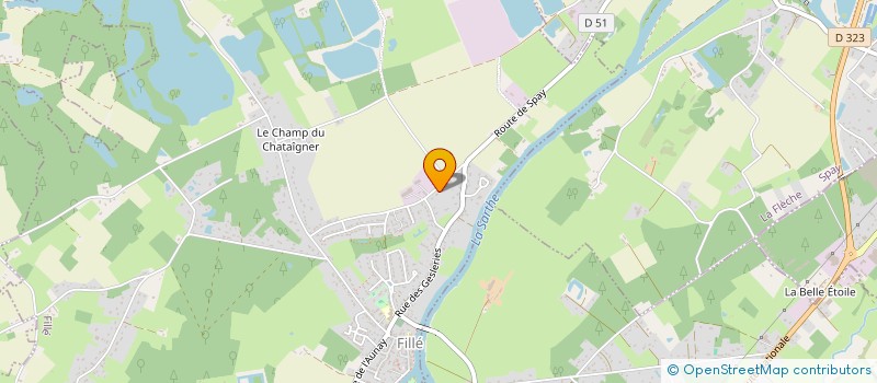 localisation de l'entreprise MADAME MADELEINE VAUDECRANNE  FILLE