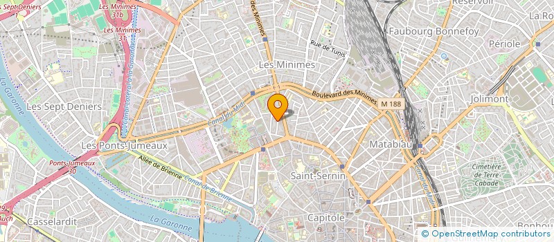 localisation de l'entreprise MADAME MADELEINE VAULTRIN à TOULOUSE