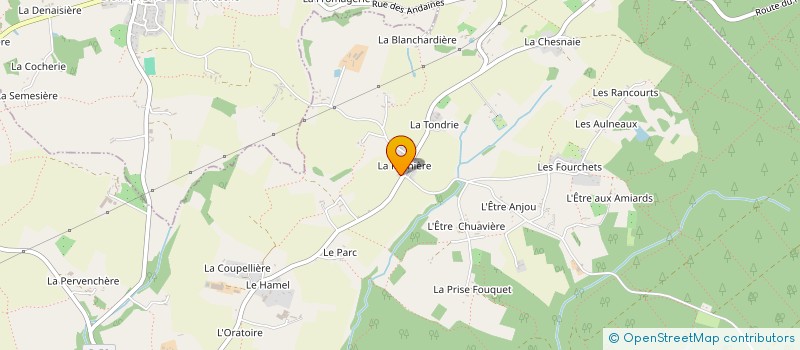 localisation de l'entreprise MADAME MADELEINE VEGEE à DOMFRONT-EN-POIRAIE