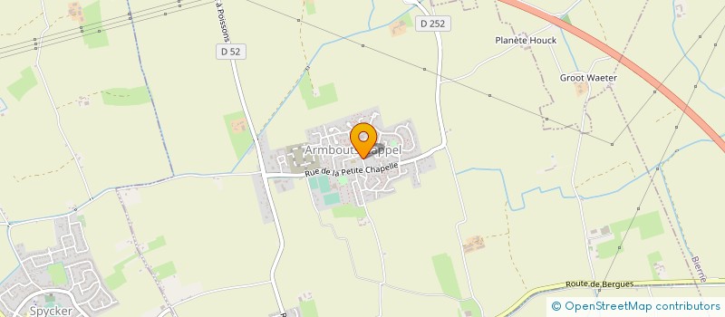 localisation de l'entreprise MADAME MADELEINE VEREECKE  ARMBOUTS-CAPPEL