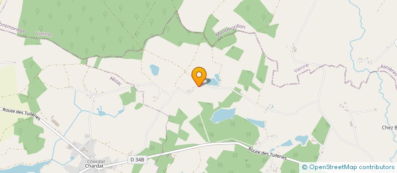 localisation de l'entreprise MADAME MADELEINE VIGNAUD  ORADOUR-FANAIS