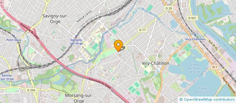 localisation de l'entreprise MADAME MADELEINE WILLEME à VIRY-CHATILLON