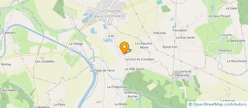 localisation de l'entreprise MADAME MADELEINE YVON à QUEBRIAC