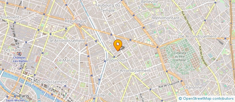 localisation de l'entreprise MADAME MADELEINE ZELICHOWSKA  PARIS