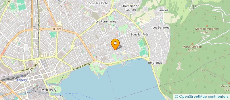 localisation de l'entreprise MADAME MADELENE NILSSON à ANNECY