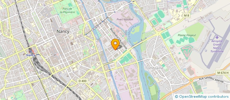 localisation de l'entreprise MADAME MADELIN IZAGUIRRE  NANCY