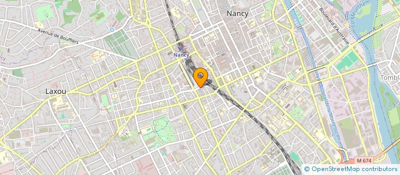 localisation de l'entreprise MADAME MADELINE BLANCHARD  NANCY