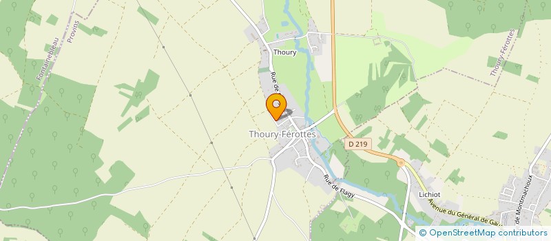 localisation de l'entreprise MADAME MADELINE DUFOUR  THOURY-FEROTTES