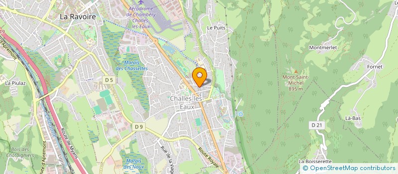 localisation de l'entreprise MADAME MADELINE GALLOPINI  CHALLES-LES-EAUX