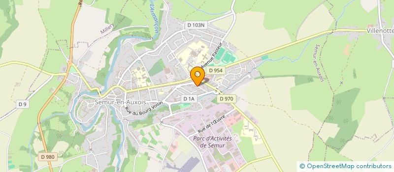 localisation de l'entreprise MADAME MADELINE GAUTHIER  SEMUR-EN-AUXOIS