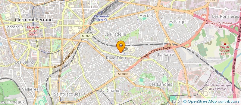 localisation de l'entreprise MADAME MADELINE GUICHARD  PERIGNAT-LES-SARLIEVE