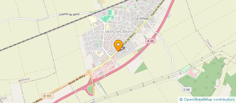 localisation de l'entreprise MADAME MADELINE LETE à WITRY-LES-REIMS