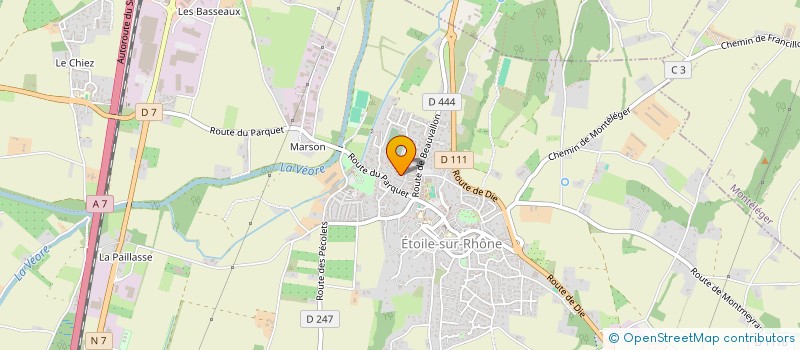 localisation de l'entreprise MADAME MADELINE LOTH  ETOILE-SUR-RHONE