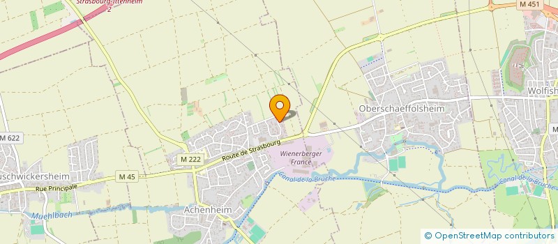 localisation de l'entreprise MADAME MADELINE RICO  ACHENHEIM