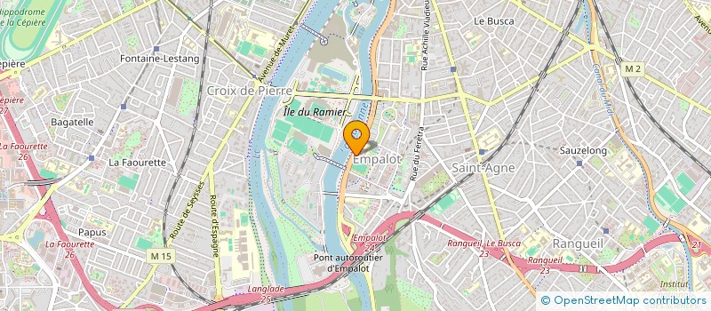 localisation de l'entreprise MADAME MADELINE RIVOLA à TOULOUSE