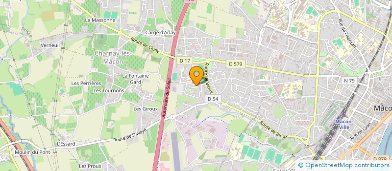 localisation de l'entreprise MADAME MADELINE SIMONE  CHARNAY-LES-MACON