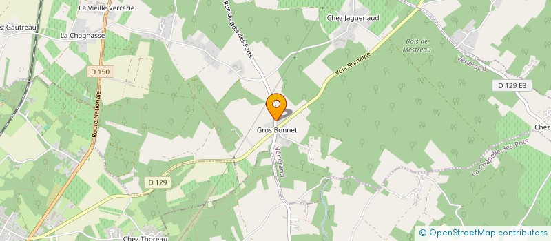 localisation de l'entreprise MADAME MADELINE THOURON  VENERAND