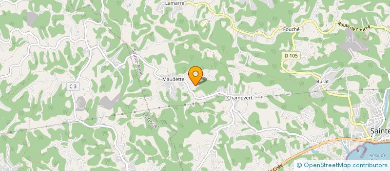 localisation de l'entreprise MADAME MADELINE VALTRAIN  SAINTE-ANNE