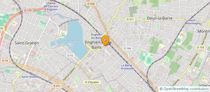 localisation de l'entreprise MADAME MADELY MACHARES  ENGHIEN-LES-BAINS