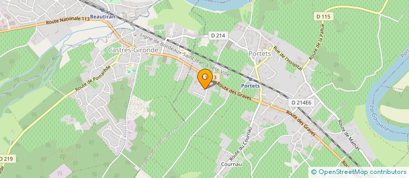 localisation de l'entreprise MADAME MADELYN BELROSE  PORTETS