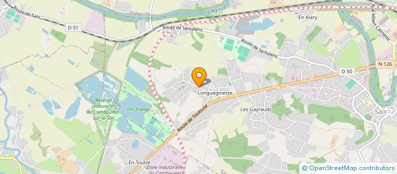 localisation de l'entreprise MADAME MADELYN PLANELLA  SAIX